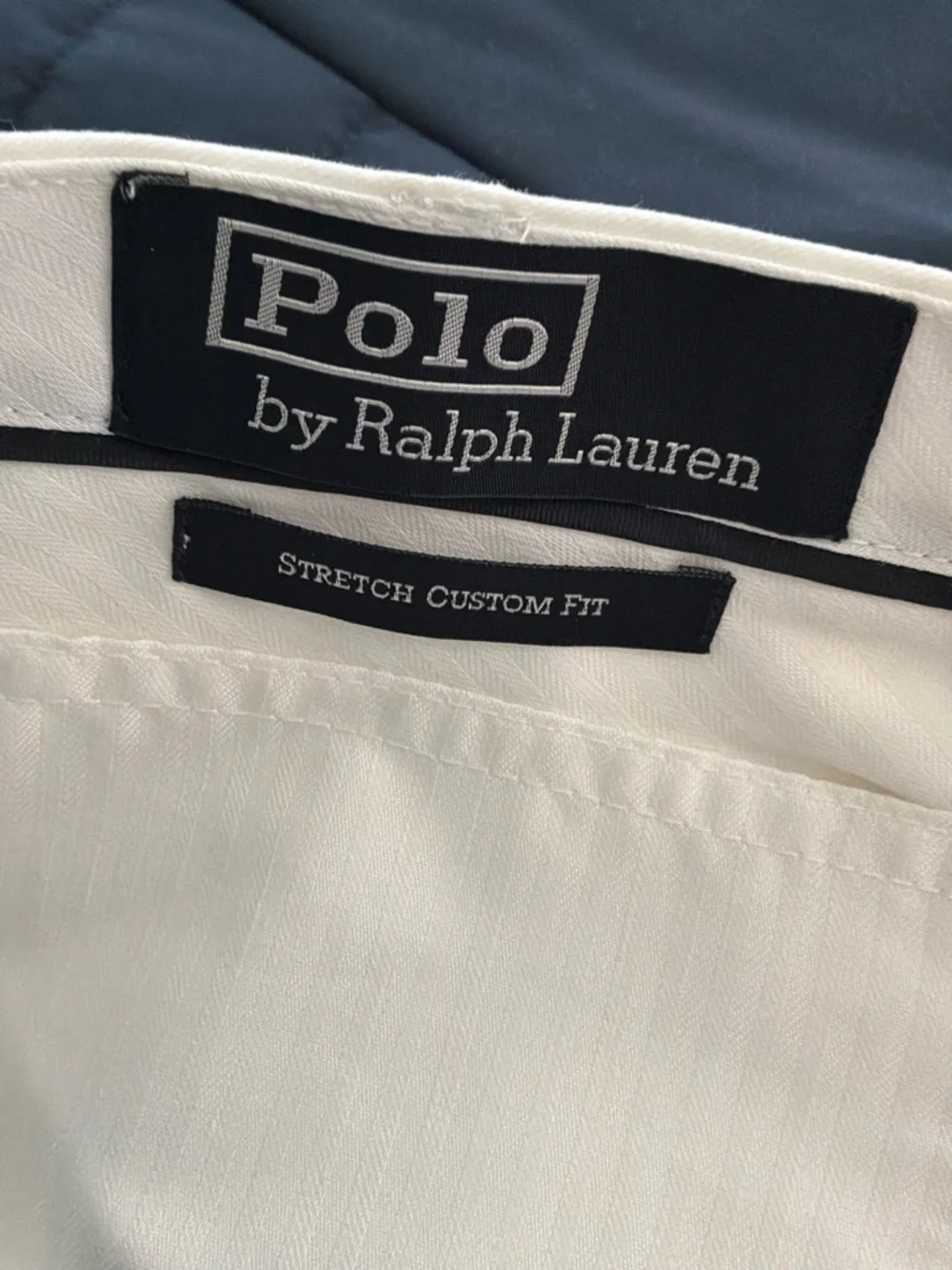 Polo Ralph Lauren Stretch Classic Fit White Chino Pants Mens 38/28